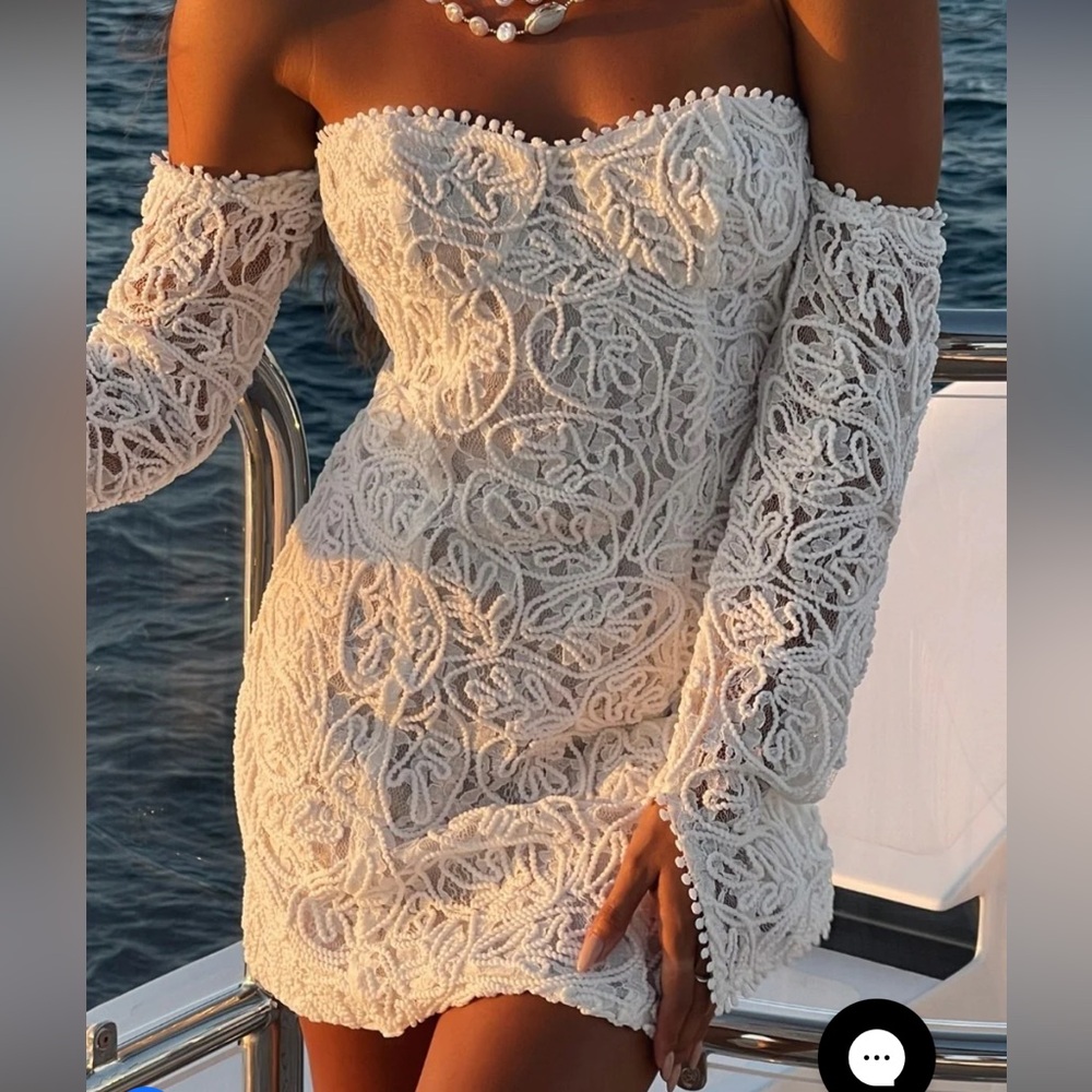12th Tribe Bachelorette Dress with sleeves
